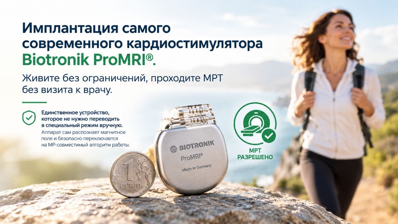 Biotronik ProMRI — МРТ без лишних визитов