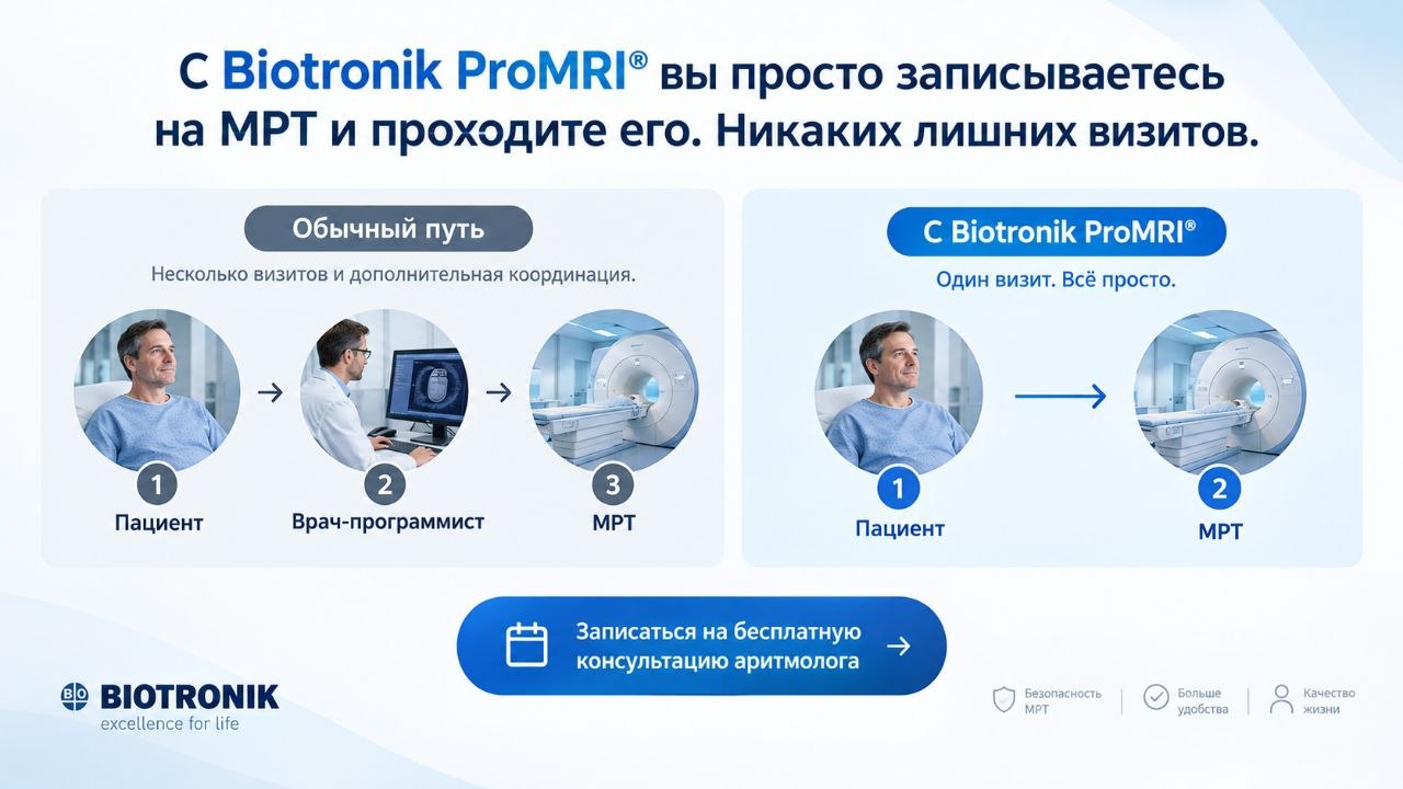 Технологии BIOTRONIK для безопасности и комфорта
